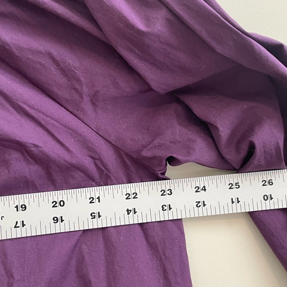 Pomander Place Tuckernuck Plum Smocked Wrenley Mini Dress - Sz Small high neck - Picture 11 of 16